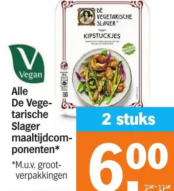 Albert Heijn Alle De Vegetarische Slager maaltijdcomponenten aanbieding