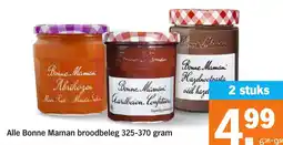 Albert Heijn Alle Bonne Maman broodbeleg aanbieding