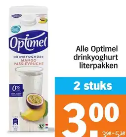 Albert Heijn Alle Optimel drinkyoghurt aanbieding