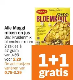 Albert Heijn Alle Maggi mixen en jus aanbieding