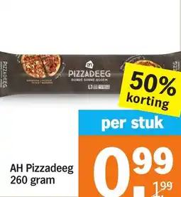 Albert Heijn AH Pizzadeeg aanbieding