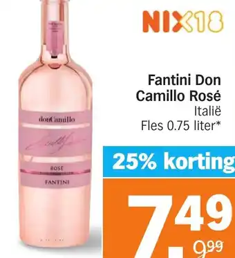 Albert Heijn Fantini Don Camillo Rosé aanbieding