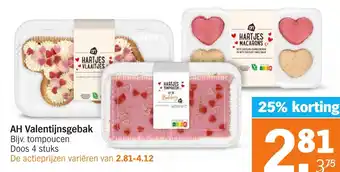 Albert Heijn AH Valentijnsgebak aanbieding