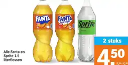 Albert Heijn Alle Fanta en Sprite aanbieding