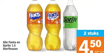 Albert Heijn Alle Fanta en Sprite aanbieding