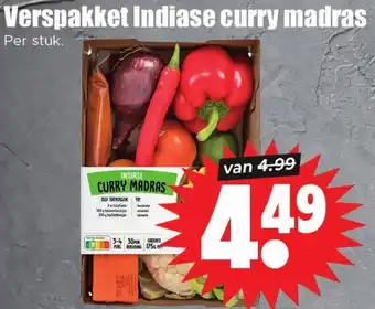 Dirk Verspakket Indiase curry madras aanbieding