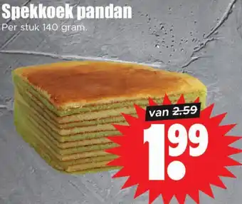 Dirk Spekkoek pandan aanbieding