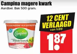 Dirk Campina magere kwark aanbieding