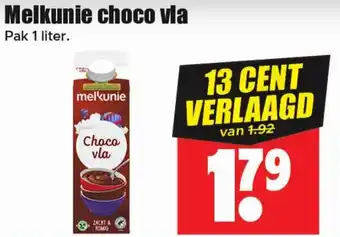 Dirk Melkunie choco vla aanbieding