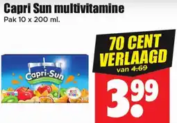 Dirk Capri Sun multivitamine aanbieding