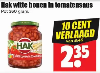 Dirk Hak witte bonen in tomatensaus aanbieding