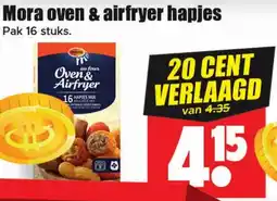 Dirk Mora oven & airfryer hapjes aanbieding