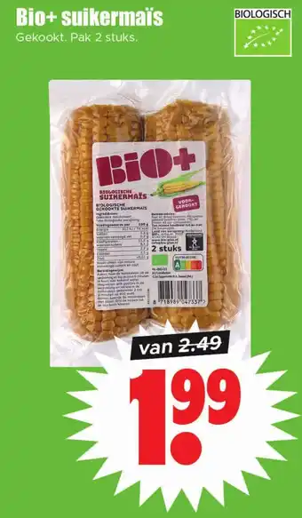 Dirk Bio+ suikermaïs aanbieding