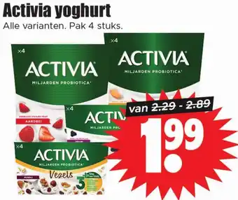 Dirk Activia yoghurt aanbieding