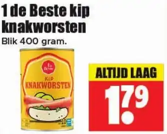 Dirk 1 de Beste kip knakworsten aanbieding