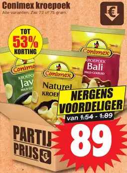 Dirk Conimex kroepoek aanbieding