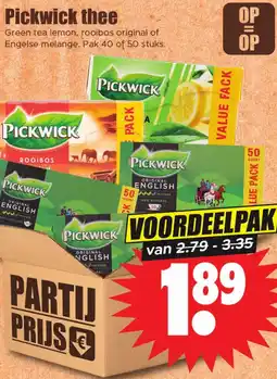 Dirk Pickwick thee aanbieding