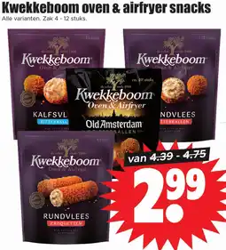 Dirk Kwekkeboom oven & airfryer snacks aanbieding