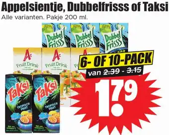 Dirk Appelsientje, Dubbelfrisss of Taksi aanbieding