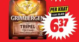 Dirk Grimbergen speciaalbier Tripel aanbieding