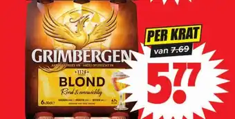 Dirk Grimbergen speciaalbier blond aanbieding