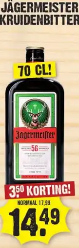 Dirk Jägermeister Kruidenbitter aanbieding