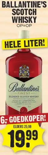 Dirk Ballantine's Scotch  Whisky aanbieding