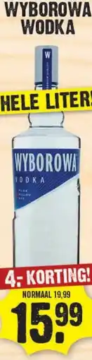 Dirk Wyborowa Wodka aanbieding