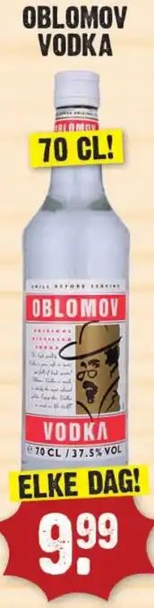 Dirk Oblomov Vodka aanbieding