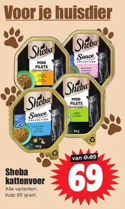 Dirk Sheba kattenvoer aanbieding