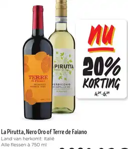 Jumbo La Pirutta, Nero Oro of Terre de Faiano aanbieding