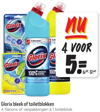 Jumbo Glorix bleek of toiletblokken aanbieding