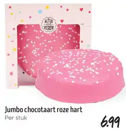 Jumbo Jumbo chocotaart roze hart aanbieding