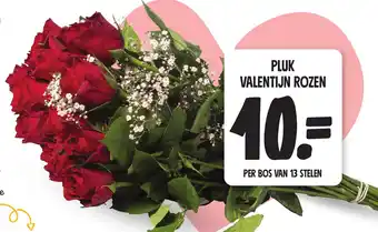 Jumbo Pluk valentijn rozen aanbieding