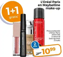 Trekpleister L'Oréal Paris en Maybelline make-up aanbieding