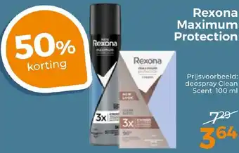 Trekpleister Rexona Maximum Protection aanbieding