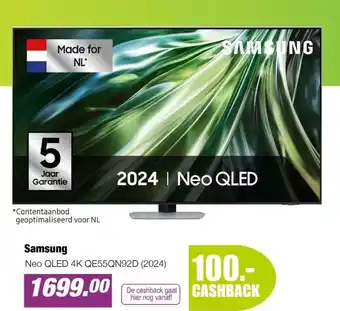 EP Beerepoot Neo QLED 4K QE55QN92D (2024) aanbieding