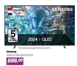 EP Beerepoot QLED 4K QE43Q67D (2024) aanbieding