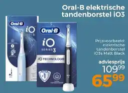 Trekpleister Oral-B elektrische tandenborstel i03 aanbieding