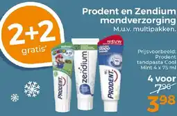 Trekpleister Prodent en Zendium mondverzorging aanbieding