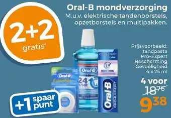 Trekpleister Oral-B mondverzorging aanbieding