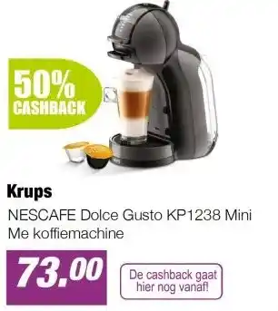 EP Beerepoot NESCAFE Dolce Gusto KP1238 Mini Me koffiemachine aanbieding