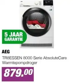 EP Beerepoot TR8ESSEN 8000 Serie AbsoluteCare Warmtepompdroger aanbieding