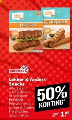 Coop Lekker & Anders Snacks aanbieding