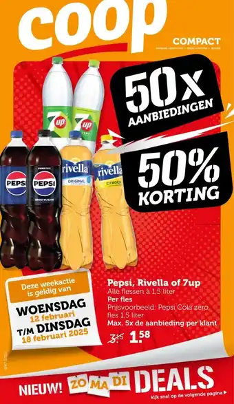 Coop Pepsi, Rivella of 7up aanbieding