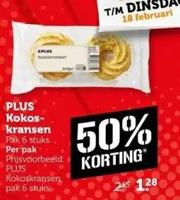 Coop PLUS Kokos- kransen aanbieding