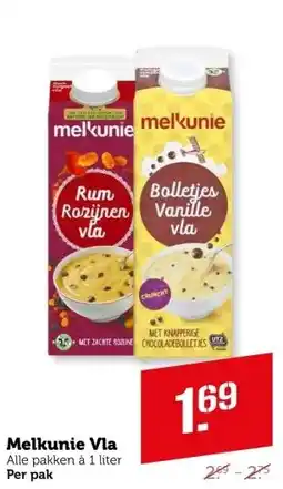 Coop Melkunie Vla aanbieding