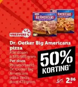 Coop Dr. Oetker Big Americans pizza aanbieding