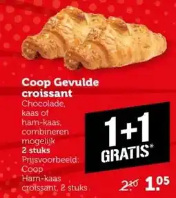 Coop Coop Gevulde croissant aanbieding