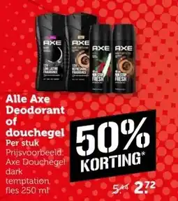 Coop Alle Axe Deodorant of douchegel aanbieding